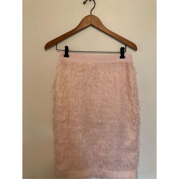 Banana Republic Eyelash Fringe Pencil Skirt - Picture 2 of 4